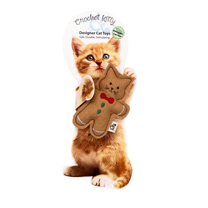 SALE Gingerbread Cat Cookie Cat Toy
