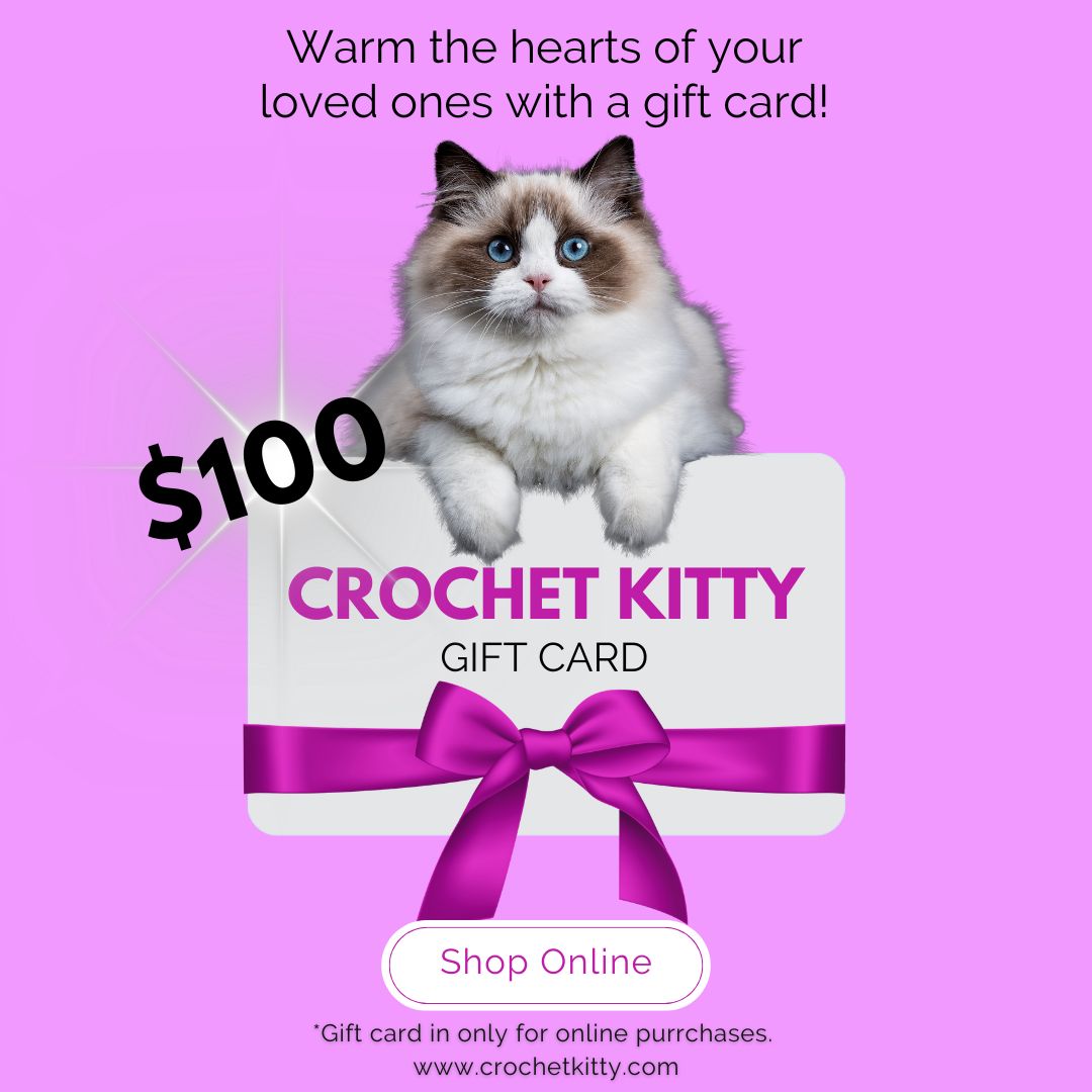 Crochet Kitty Gift Card