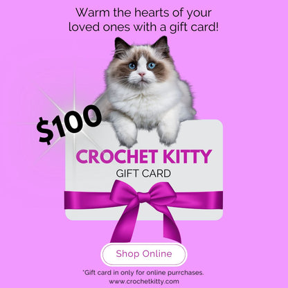 Crochet Kitty Gift Card