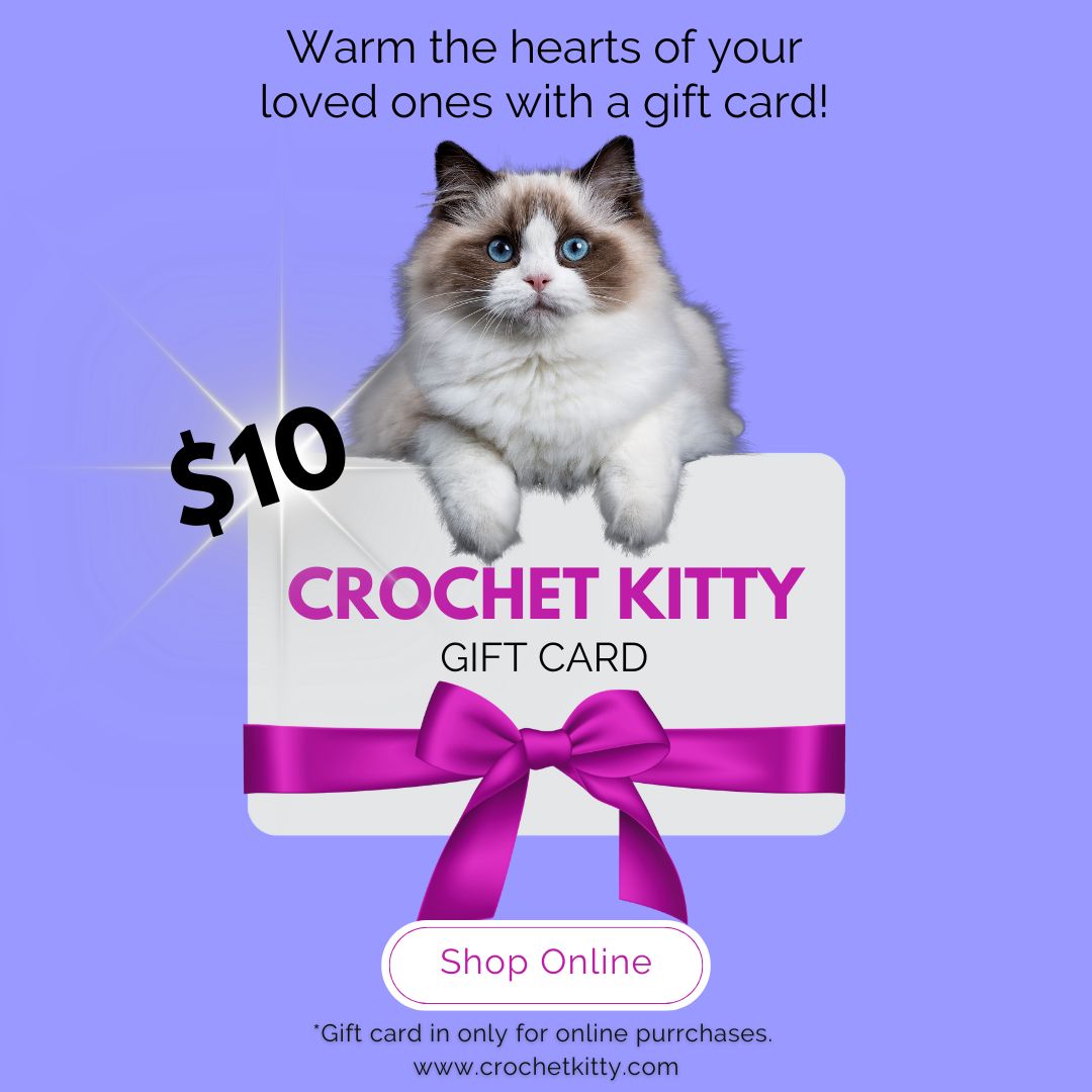 Crochet Kitty Gift Card