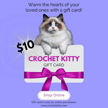 Crochet Kitty Gift Card