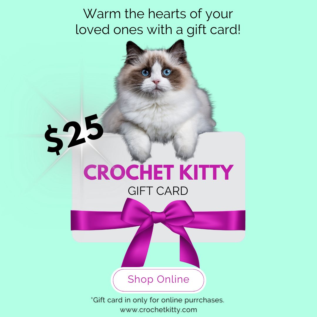 Crochet Kitty Gift Card