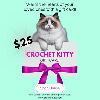 Crochet Kitty Gift Card