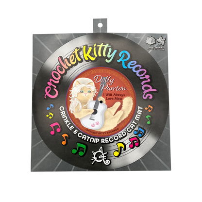 Dolly Purrton Record Mat – Catnip Cat Toy