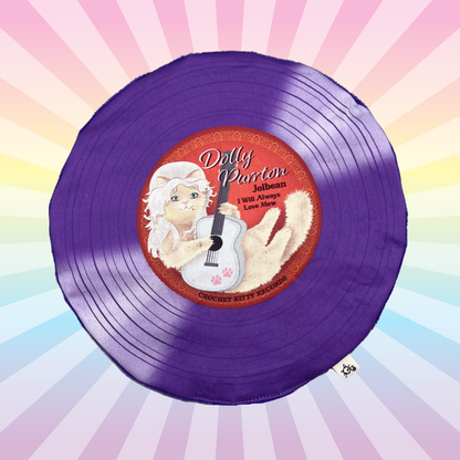 Dolly Purrton Record Mat – Catnip Cat Toy