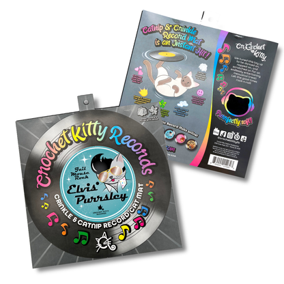 Elvis Purrsley Record Mat – Catnip Cat Toy