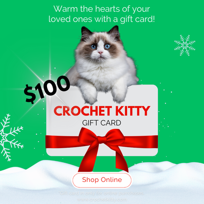 Crochet Kitty Gift Card