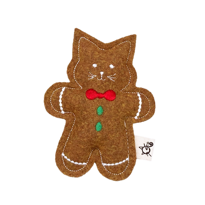Gingerbread Cat Cookie Cat Toy