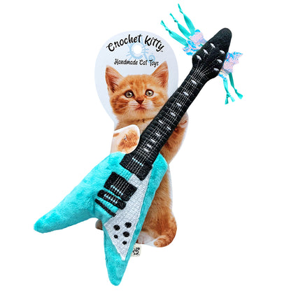 Meowsical Catnip and Crinkle Guitar