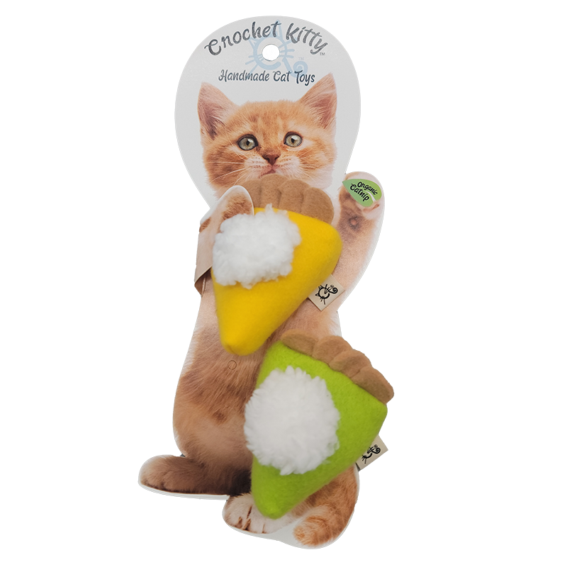 Lemon Purringue Key Lime Pie Cat Toy Twin Pack