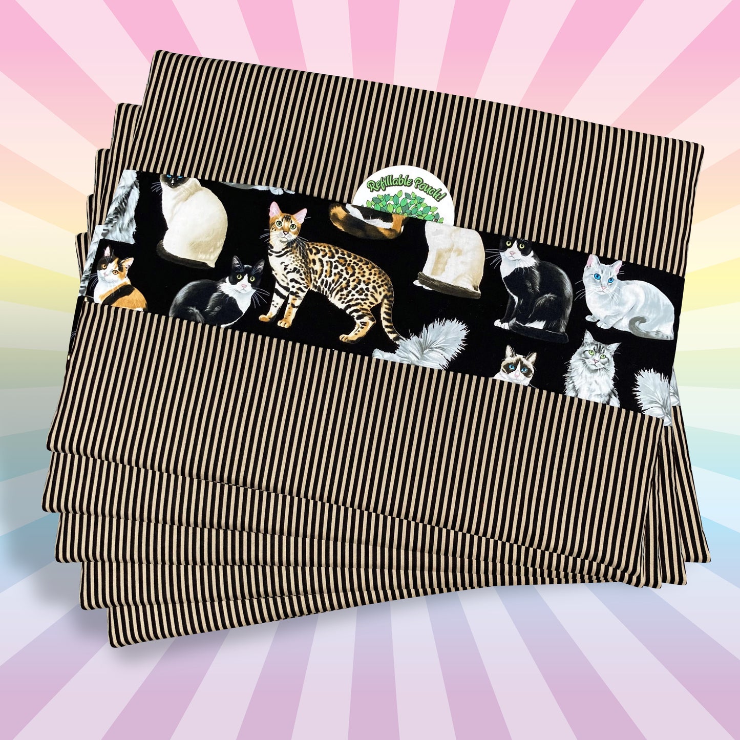 New! Refillable Phat Cat Yoga Mat