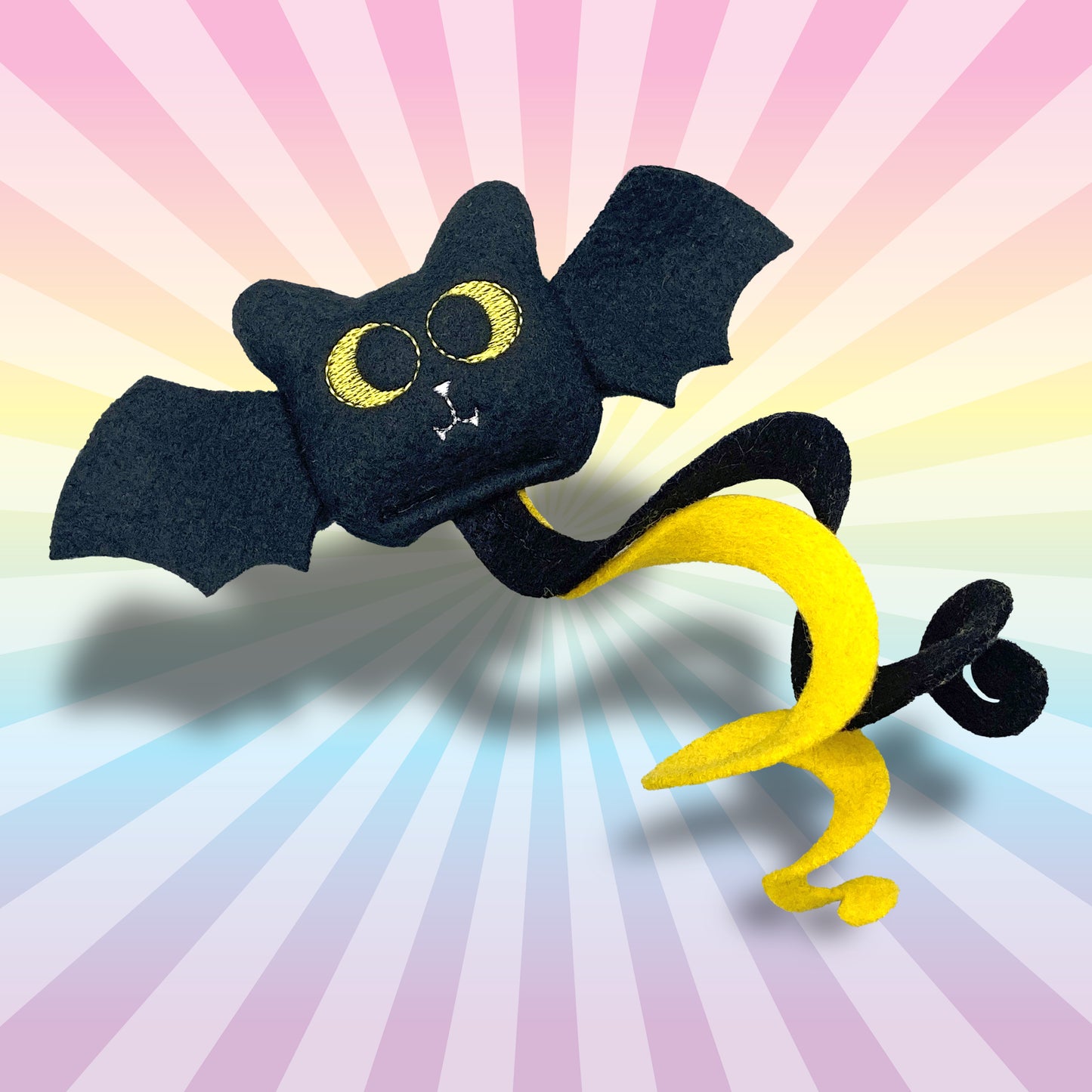 SALE Bat Cat with Whirly Tail