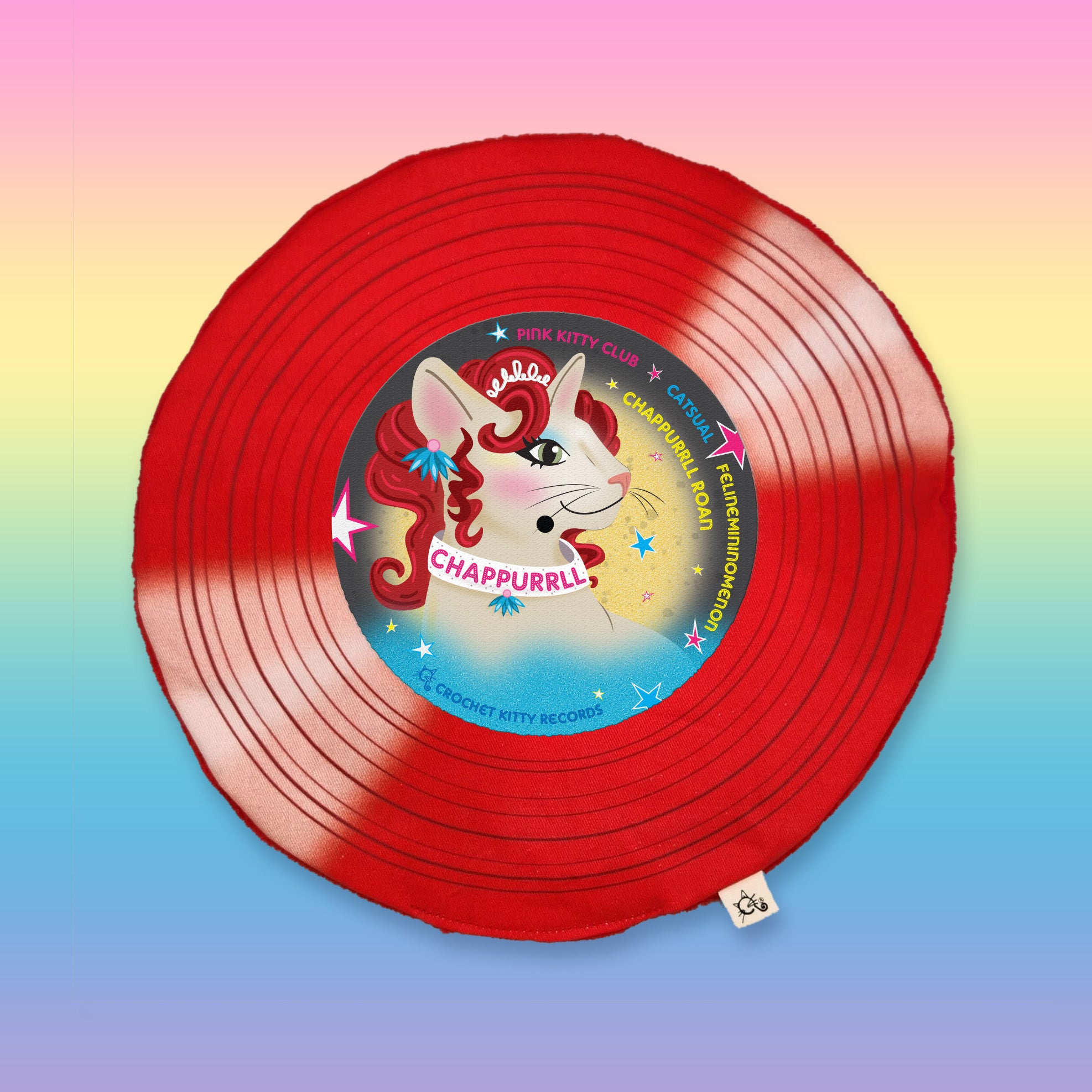 Crinkle and Catnip Record Cat Mat – Crochet Kitty