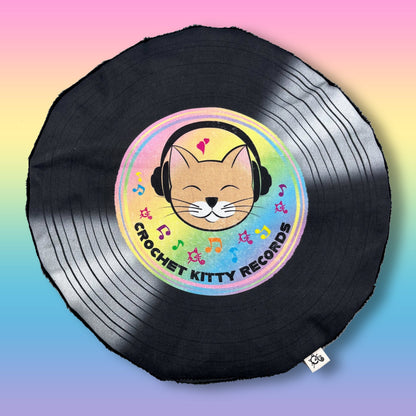 Crinkle and Catnip Record Cat Mat