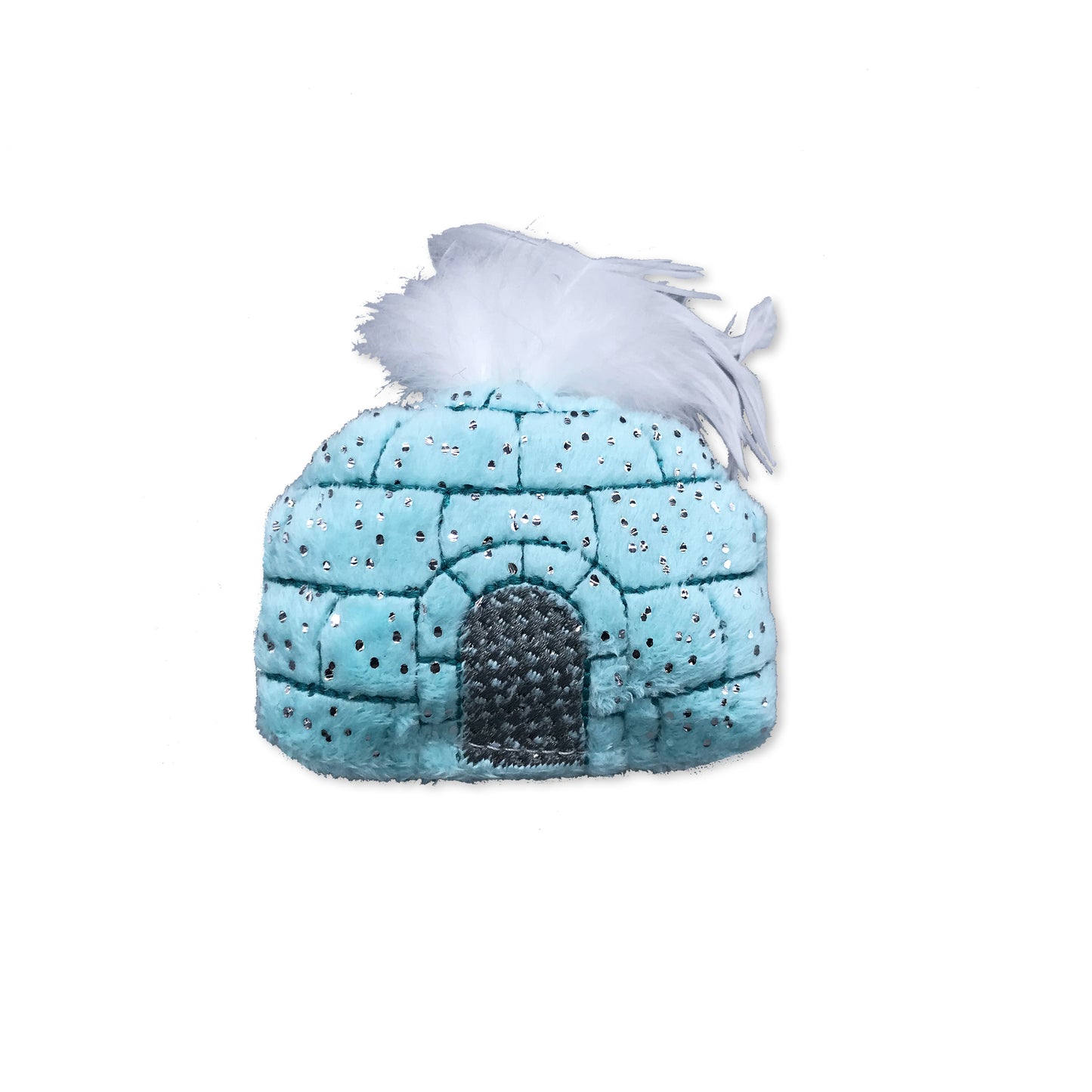 Sparkly Penguin and Igloo Twin Pack Cat Toy
