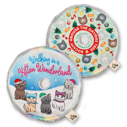 Catmas Catnip & Silvervine Frisbee CD Cat Toys