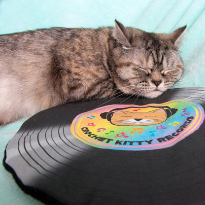 Crinkle and Catnip Record Cat Mat
